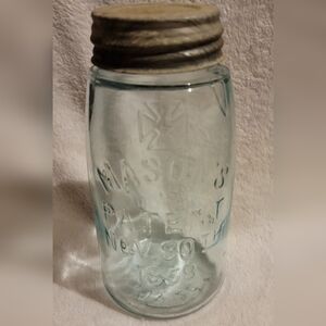 Mason's Patent Nov. 30th 1858 Quart Jar